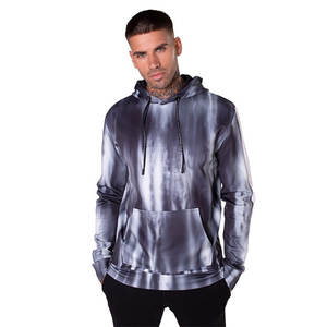 Sweat-shirts d'hiver unisexes personnalisables 100 % coton épais 450 GSM, coupe classique, motif à carreaux, teinture unie, imperméables et écologiques - Product Image 3