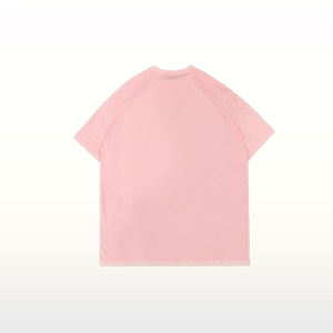 Conjunto de camisetas de mujer de primera calidad, camisetas deportivas informales de cuello redondo de manga corta de algodón de 180gsm personalizadas con serigrafía - Product Image 2