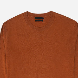 Personnalisable de haute qualité 100% coton col rond manches longues pull pour hommes anti-rides respirant pour l'hiver résistance à la rouille - Product Image 2