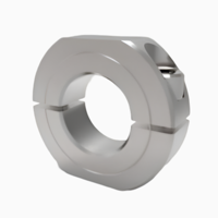 Colliers de serrage articulés robustes en acier inoxydable, usinés CNC, finition polie et sablée, marque VMSL, personnalisation rapide
