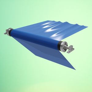 Rodillo expansor de goma de amoníaco líquido industrial para papel textil y máquina de embalaje - Product Image 1