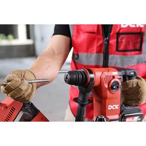 Martillo Perforador Rotatorio Sin Escobillas, Energía de Impacto de 3.6J, Batería de 6.0Ah, 4 Brocas, 2 Cinceles, Martillo Perforador Inalámbrico SDS Plus Industrial - Product Image 3