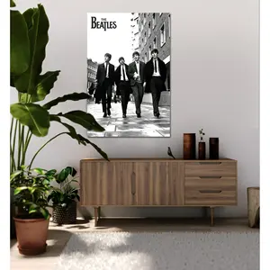 Affiche moderne des Beatles de Londres sur toile pour décoration murale - Product Image 1