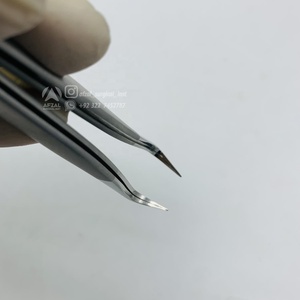 Pinzas universales para pestañas tipo gancho 2025, pinzas japonesas sostenibles de acero inoxidable con etiqueta privada, pinzas para extensión de pestañas al por mayor - Product Image 5