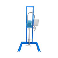 Mélangeur de liquides vertical CC-HSM-100 100L 4kW pour le mélange d'huile blanche, de poudre colorée et de matériaux en caoutchouc