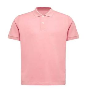 Polo de manga corta para hombre, nuevo estilo, Color sólido con logotipo impreso, MOQ bajo, transpirable, de talla grande, polos para hombre - Product Image 6
