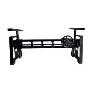 Moderno Juego de Comedor de 4 Plazas con Diseño Industrial, Madera de Mango Resistente y Sillas de Hierro Fundido para Comedor, Sala de Estar o Taller - Product Image 6