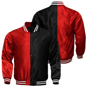2025 nueva ropa de calle informal para hombres Cool Varisty chaqueta para hombres cuero Versity University Bomber College chaqueta para hombres - Product Image 4