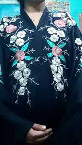 Dubai Abaya Arabic Jalabiya Dubai เสื้อผ้าแฟชั่นมุสลิมดั้งเดิมและเครื่องประดับชุดเพื่อนเจ้าสาวเสื้อผ้ายีนส์มีฮู้ด - Product Image 5