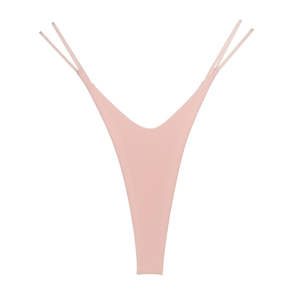 Tanga Sexy de Nylon y Spandex para Mujer, Cintura Media, Sin Costuras, Cómoda para Uso Diario, Tejida, Invisible, Ecológica - Product Image 4