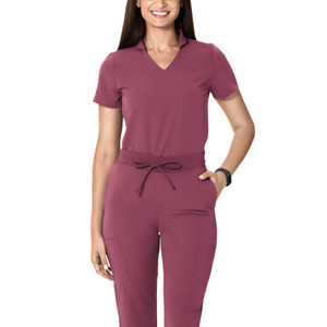 Direct Manufacturer Wholesale Custom Logo Hospital <b>Scrub</b> Suits Spandex/Polyester Multi-Wear Collar Plus Size Uniform Uniforms - Product Image 5