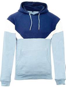 Nuevos hombres pulóver bolsillo plano bloque chándal Sudadera con capucha Jogging Bottoms Raglan suéter Jogger High Street style - Product Image 2