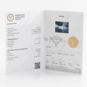 Diamante suelto de corte radiante de 1.00CT al por mayor CVD HPHT VS2 Claridad D Color IGI Certificado VS2 Claridad D Color 1.00CT - Product Image 3