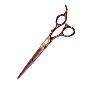 Tijeras de peluquería de lujo, hoja afilada con tornillo ajustable elegante, tijera de aseo para mascotas de acero inoxidable - Product Image 4