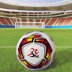 Ballon de football de taille officielle 5 de haute qualité Design de football Union durable Ballon d'entraînement sportif tous temps-Matériau PU - Product Image 1