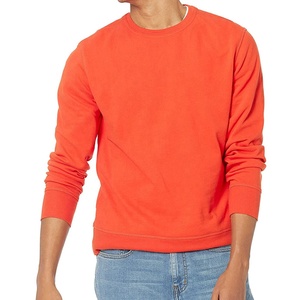 Wholesale plain custom crewneck sweatshirt 100% Cotton <b>pullover</b> oversized sweatshirt blank fleece unisex <b>men</b> sweatshirts - Product Image 2