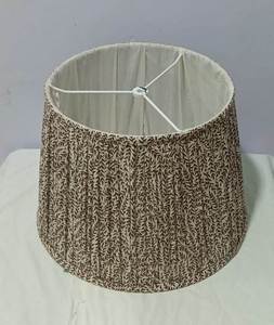 ตัวครอบโคมไฟแบบนิ่มทำจากผ้าลินินทำจากนักออกแบบที่ปิดม่านบังตาพิมพ์ลายบล็อคสำหรับโคมไฟตั้งโต๊ะโคมไฟระย้า - Product Image 5