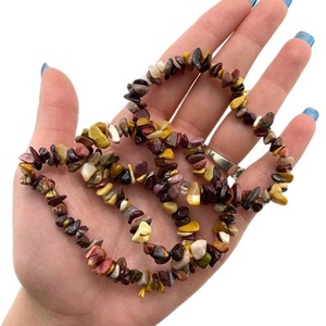 Bracelet en cristal de jaspe de Mookaite naturel le plus vendu beau souvenir de thème de pierre pour des puces de pierres précieuses de méditation de guérison - Product Image 1