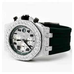 Montre pour homme en diamant véritable, montre classique avec des index en diamant élégants, idéale pour un usage quotidien et proposée en gros - Product Image 5