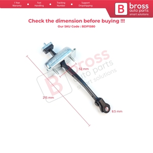 Limitador de Apertura de Puerta Trasera BDP1580 para Cherokee MK5 KL 2014-2023 K68103032AD, Repuestos Bross Auto Parts, Hecho en Turquía - Product Image 2