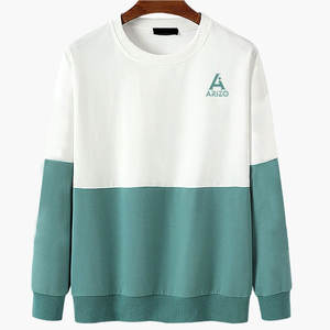 <b>Men</b> Cotton Blend Sweatshirt Soft Comfortable <b>Long</b> <b>Sleeve</b> Casual <b>Top</b> for Autumn and Winter Sweatshirt - Product Image 1