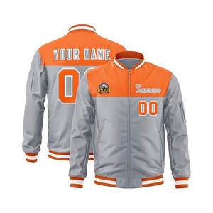 แจ็คเก็ตตัวแทนมหาวิทยาลัยสำหรับผู้ชายแจ็คเก็ตเลตเตอร์แมนตัวแทนมหาวิทยาลัยเลือกสีและขนาดของคุณเองสำหรับผู้ชาย - Product Image 2