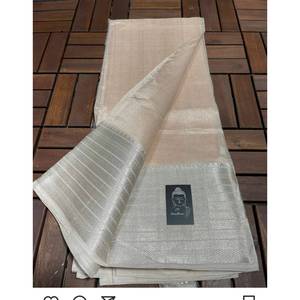 Saris en coton 100% soie pour femmes fabriqués par des artisans de l'Inde saison des mariages Saree ethnique Sadi Shari indien 2025 - Product Image 2