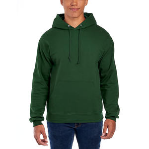Sudaderas con capucha extragrandes de algodón 100% para hombre, estilo camisa lisa, con logotipo personalizado al por mayor - Product Image 4