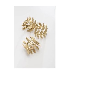Anillo de Servilleta de Metal de Diseño Clásico, Forma de Hoja, Tamaño Personalizado, Anillo de Papel Tisú de Diseñador, del Fabricante en India - Product Image 4