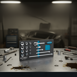 Hazet 3/8'' (17pcs.) Set with <b>Ratchet</b> <b>Sockets</b> and Accessories - Product Image 3