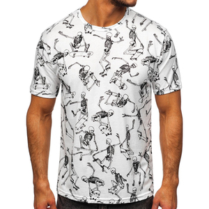Camiseta Transpirable de Punto con Estampado por Sublimación, Diseño Nuevo, Precio al por Mayor, el Mejor Diseño, para Hombre, Tela de Poliéster/Algodón - Product Image 6