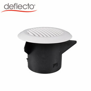 <span class=keywords><strong>Grille</strong></span> d'aération ronde 3 ''/4''/5 ''en plastique antirouille 150MM/200MM Installation murale <span class=keywords><strong>Grille</strong></span> d'aération en plastique HVAC - Product Image 4