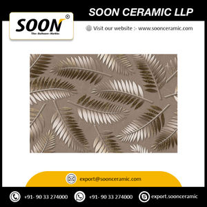 Carreaux muraux en céramique numérique haut de gamme très demandés, 12x18 pouces, texture fleurs et plantes, antidérapants, pour la décoration murale de cuisine et de chambre - Product Image 2