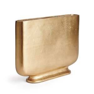 Jarrón de metal con acabado dorado alto de diseñador para decoración de interiores de eventos de boda centro de mesa con exhibiciones florales de lujo - Product Image 1