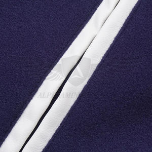 Long boutonné à col personnalisé avec vente en gros, nouveau style de vestes universitaire de baseball universitaire à manches en cuir de bon fournisseur - Product Image 6