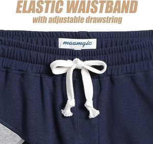 กางเกงขาสั้นออกกำลังกายผู้ชายผ้าฝ้าย 100% สไตล์ใหม่ปี 2024 ขายส่ง รับสกรีนโลโก้ กางเกงกีฬาผ้าตาข่ายไนลอนสำหรับวิ่งและใส่ลำลอง - Product Image 2