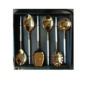 Ensemble de couverts en laiton personnalisé meilleure vente ustensiles de cuisine Table à manger ensemble de couverts alimentaires meilleur artisanat de créateur - Product Image 4