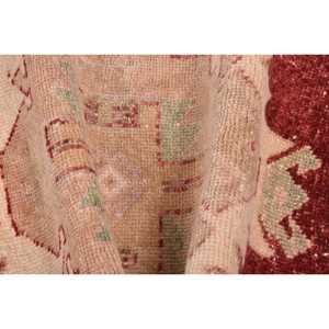 พรมวินเทจขนาด 1.7x2.3 ฟุต, พรม, พรมลายพรางสีเบจทำจากขนสัตว์ - Product Image 5