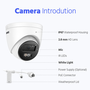 AI 3K PoE IP taret güvenlik kamera kapalı açık IP67 su geçirmez AI algılama akıllı çift ışık ve mikrofon ile - Product Image 6