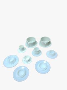 Capuchons Camlock haute résistance polis blancs de qualité supérieure 1-9 pour chambre froide pas de prix de gros - Product Image 2