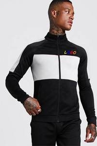 Sweat-shirt épais et épais pull blanc pull à capuche hommes survêtement logo personnalisé léger 100% polyester jogging costume - Product Image 3