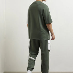 Vente en gros, nouveau design, ensemble de shorts pour hommes, hauts et shorts à manches courtes et à séchage rapide pour l'été, ensembles de t-shirts - Product Image 2