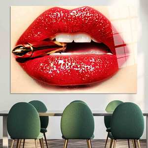 Impression sur toile d'art sensuel et mature : Décoration murale moderne, ART SUR VERRE TÉRMÉTRAL - Product Image 1