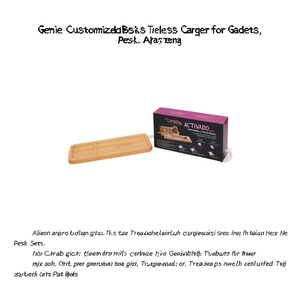 Juego de Escritorio Personalizado Genie con Cargador Inalámbrico para Dispositivos - Product Image 3