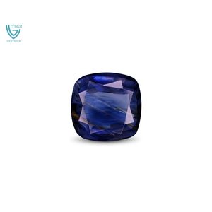 Zafiro Azul - 3.26 Quilates, Gema Natural Facetada, Corte Oval Calibrado de 8 mm de Altura, Efectos Ópticos Especiales, Color Azul Real - Product Image 1