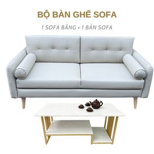 ชุดโซฟาสำนักงานทันสมัยแบบมีพนักพิงทรงปุย รุ่น CBSF68017-สีขาว + ขาไม้สีทอง ดีไซน์หรูหรา - Product Image 1