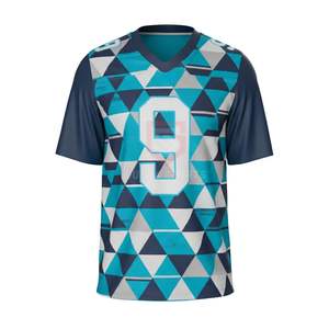 Custom American Football Jersey <b>Orange</b> Mesh Breathable Tackle Twill Number Pro Team Uniform Youth Adult Full Sublimation - Product Image 3