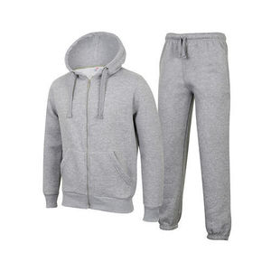 Vente en gros de survêtements 100% coton pour hommes sweat-shirt à capuche décontracté zippé et pantalon de survêtement pour entraînement jogging survêtements pour homme - Product Image 6