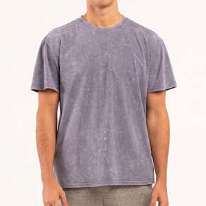 T-shirts délavés à l'acide pour hommes T-shirts décontractés de haute qualité pour la course à pied de meilleure qualité - Product Image 1