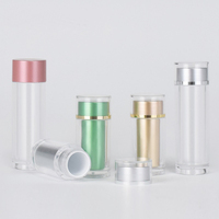 Flacons en plastique acrylique écologiques et recyclables de 20 ml, pots à capsules vides, contenants pour médicaments et pilules, couleur et logo personnalisés, fournisseur en gros